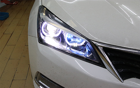 成都天一車燈長(zhǎng)安V7改燈效果