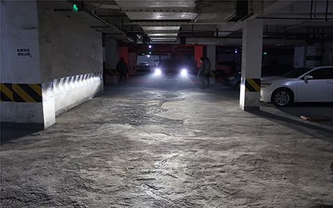 成都天一車燈瑞虎7升級氙氣燈透鏡效果