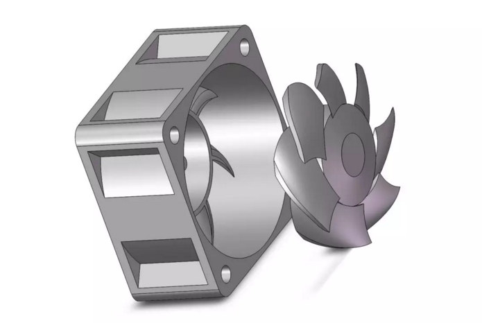 散熱風(fēng)扇平面展示