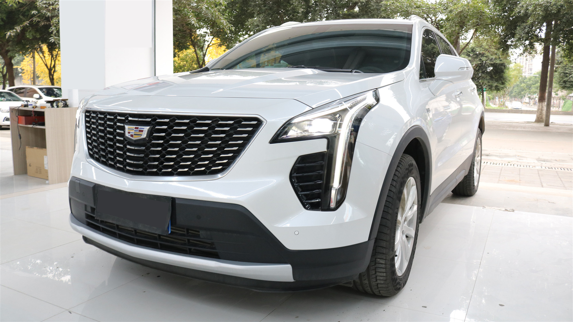 成都天一車燈改裝XT4效果